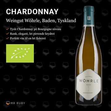 2022 Chardonnay, Lahrer Kronenbühl, Weingut Wöhrle, Baden, Tyskland